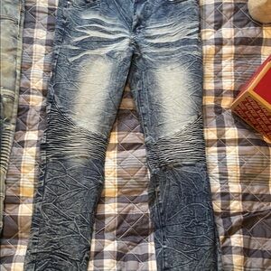 Mecca Kids Distressed Blue Jeans